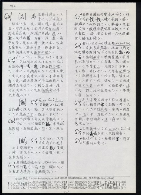 主要名稱：臺灣漢語辭典 ɕ（手抄稿影本）圖檔，第116張，共128張