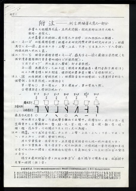 主要名稱：附注-例言與編著大意之一部分〈影本〉圖檔，第2張，共8張