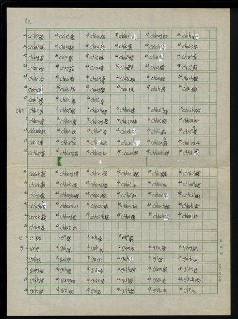 主要名稱：羅馬字讀出表1-8圖檔，第3張，共9張