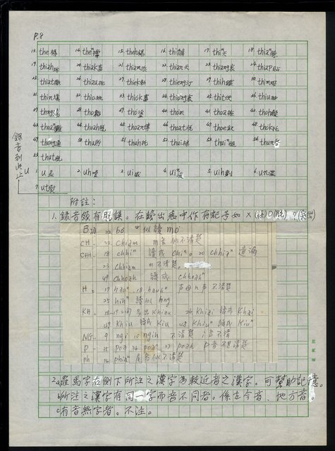 主要名稱：羅馬字讀出表1-8圖檔，第9張，共9張