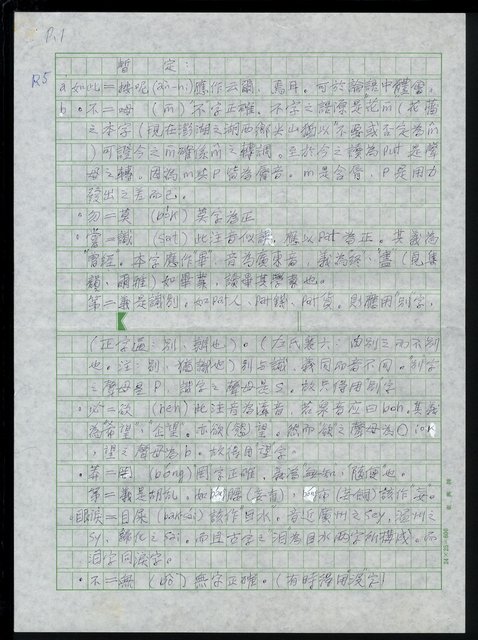 主要名稱：台語聖詩漢字用辭之意見圖檔，第3張，共16張