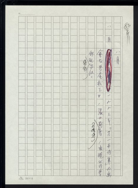 主要名稱：台灣地區文壇大事記要（新詩部分：民國81年~民國84年）圖檔，第102張，共307張