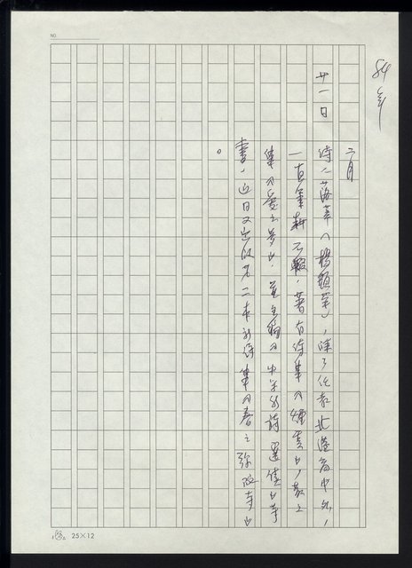 主要名稱：台灣地區文壇大事記要（新詩部分：民國81年~民國84年）圖檔，第228張，共307張