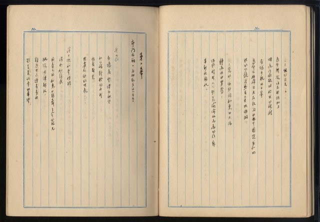 主要名稱：「世界名著選摘（部份）」張默手抄本圖檔，第40張，共79張