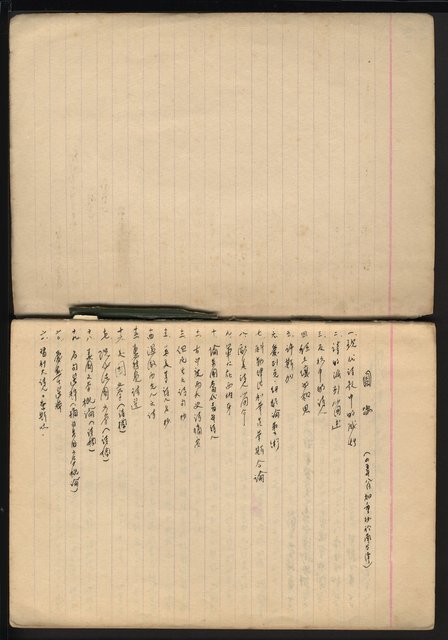 主要名稱：「詩與評論及其詩人作品之介紹等」張默手抄本圖檔，第3張，共77張