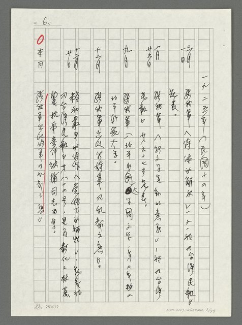 主要名稱：台灣新詩大事紀要（1901~1999）圖檔，第8張，共80張