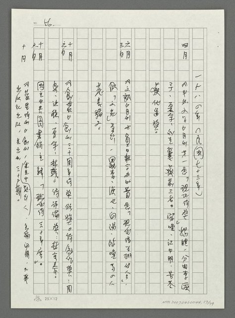 主要名稱：台灣新詩大事紀要（1901~1999）圖檔，第58張，共80張