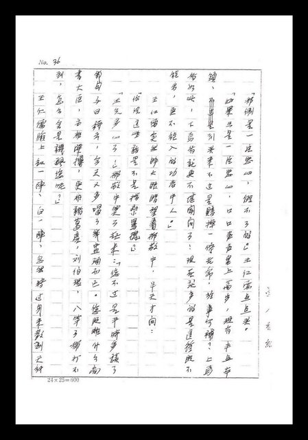 主要名稱：紅塵手稿影本（一）圖檔，第86張，共357張