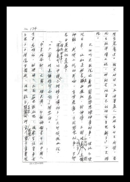 主要名稱：紅塵手稿影本（二）圖檔，第6張，共503張