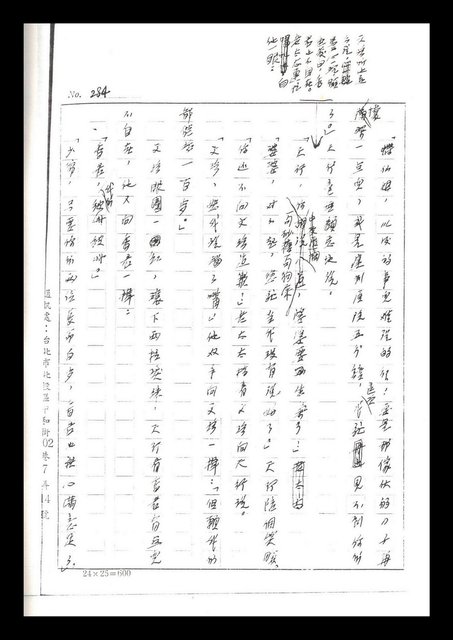 主要名稱：紅塵手稿影本（二）圖檔，第225張，共503張