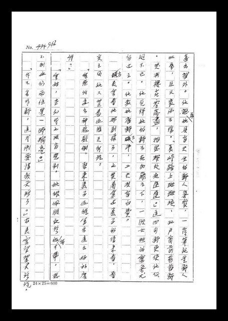 主要名稱：紅塵手稿影本（六）圖檔，第40張，共308張