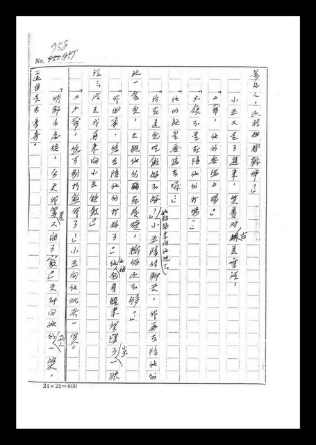 主要名稱：紅塵手稿影本（六）圖檔，第72張，共308張