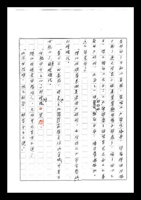 主要名稱：紅塵手稿影本（七）圖檔，第224張，共419張