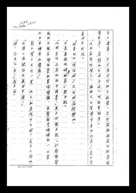 主要名稱：紅塵手稿影本（七）圖檔，第245張，共419張