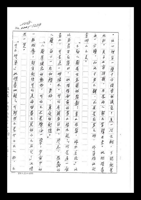 主要名稱：紅塵手稿影本（七）圖檔，第263張，共419張