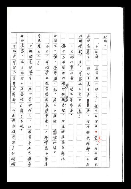 主要名稱：紅塵手稿影本（八）圖檔，第7張，共628張