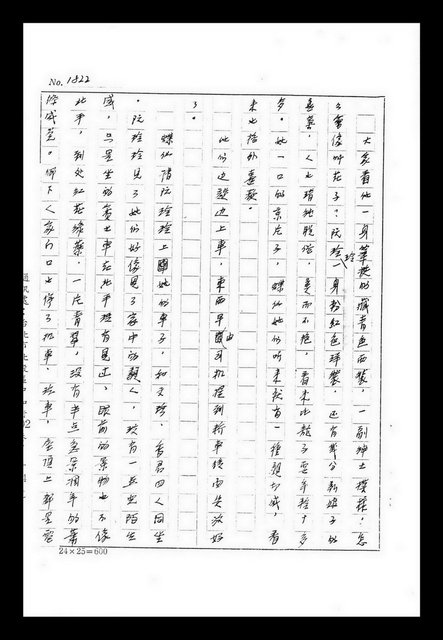 主要名稱：紅塵手稿影本（九）圖檔，第436張，共491張
