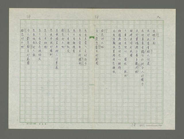 主要名稱：黎巴嫩的抗命歌詩集圖檔，第60張，共70張