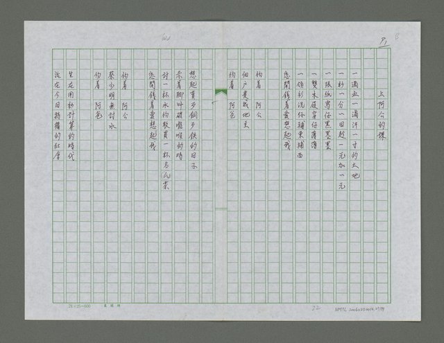 主要名稱：予老父的詩詩集圖檔，第28張，共80張