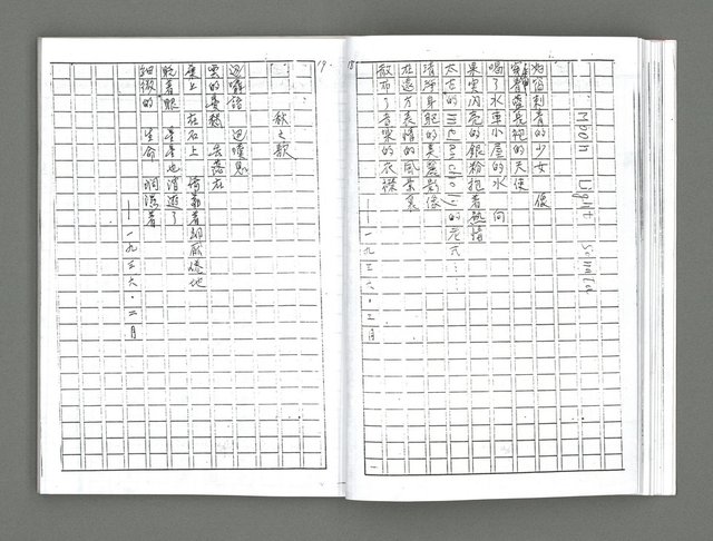 主要名稱：詩集《燃燒的臉頰》（影本）圖檔，第14張，共38張