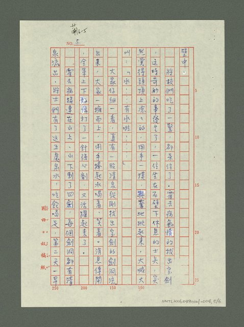 主要名稱：絲路古道傳說－蘭州有座五泉山圖檔，第6張，共7張