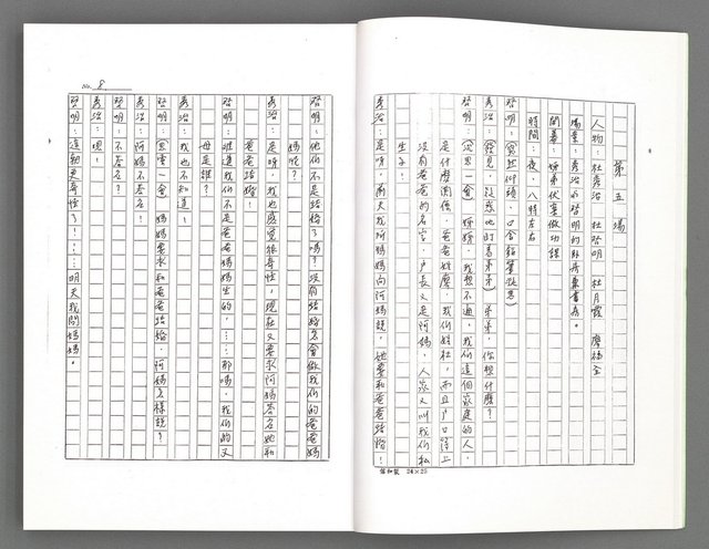 主要名稱：電視劇本（影本）圖檔，第12張，共167張