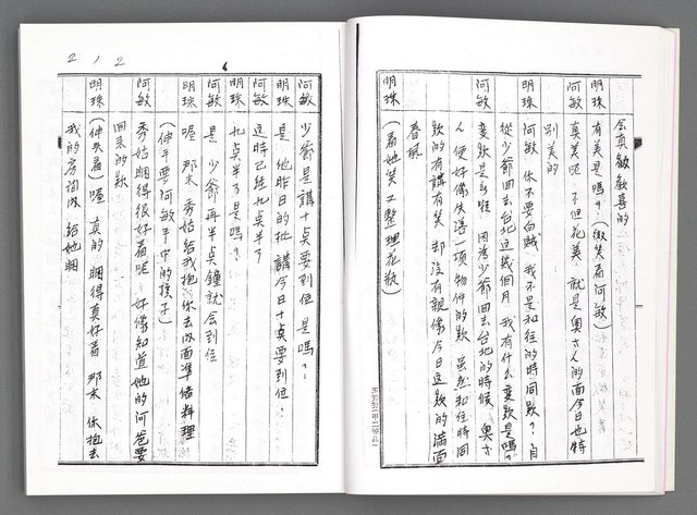 主要名稱：舞台劇本《女性哀歌》上冊（影本）圖檔，第19張，共153張