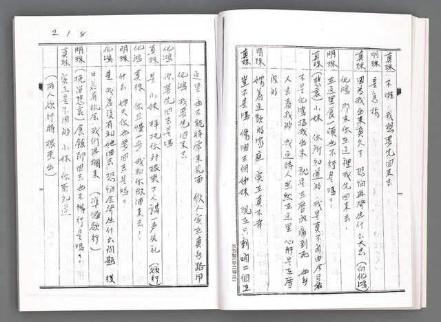 主要名稱：舞台劇本《女性哀歌》上冊（影本）圖檔，第25張，共153張