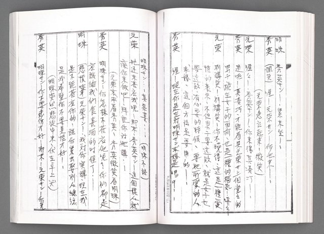 主要名稱：舞台劇本《女性哀歌》上冊（影本）圖檔，第93張，共153張