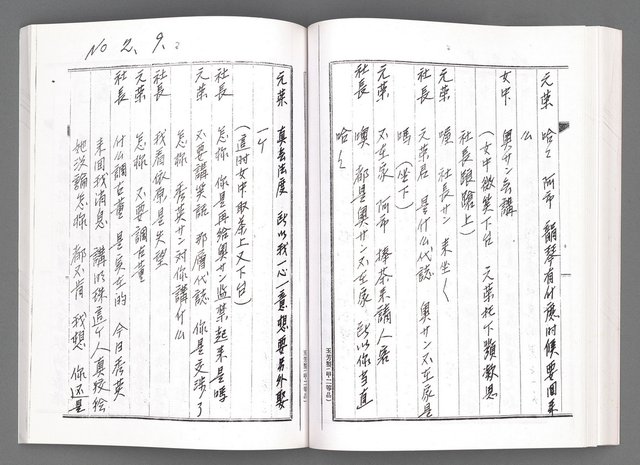 主要名稱：舞台劇本《女性哀歌》上冊（影本）圖檔，第108張，共153張