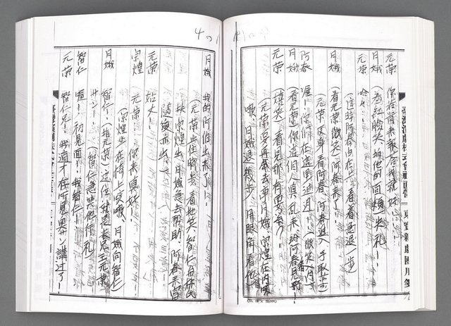 主要名稱：舞台劇本《女性哀歌》下冊（影本）圖檔，第77張，共160張