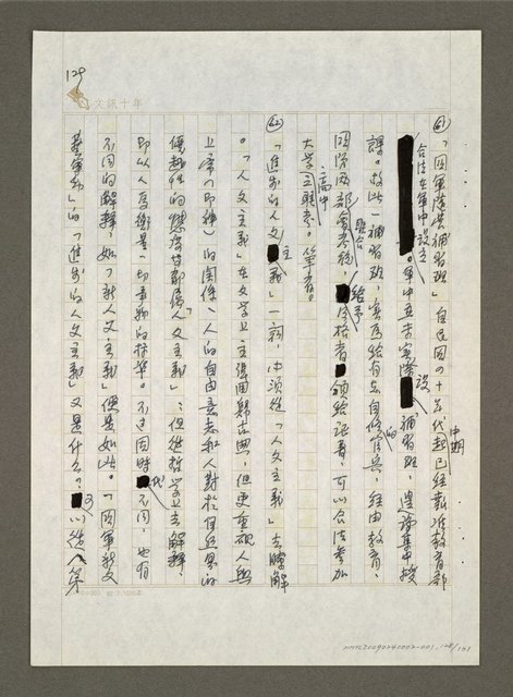 主要名稱：國軍新文藝運動的時代背景與影響圖檔，第130張，共133張