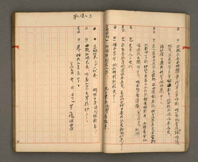 主要名稱：正古本會真記﹝南管改良劇本﹞圖檔，第33張，共107張