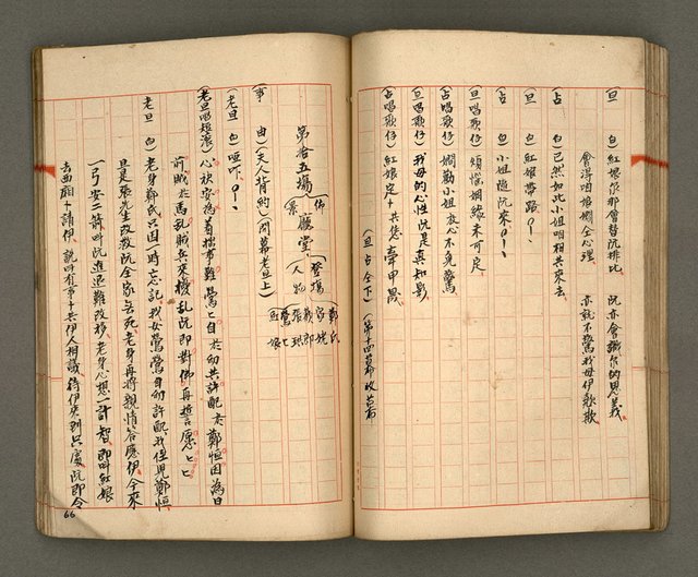 主要名稱：正古本會真記﹝南管改良劇本﹞圖檔，第68張，共107張