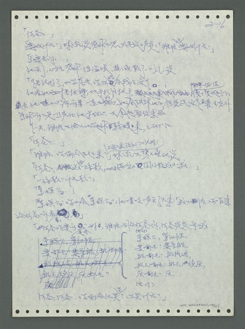 主要名稱：《浪淘沙》手稿圖檔，第109張，共1681張