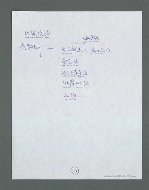 主要名稱：《浪淘沙》手稿草稿圖檔，第326張，共1636張