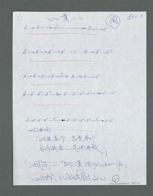 主要名稱：《浪淘沙》手稿草稿圖檔，第328張，共1636張