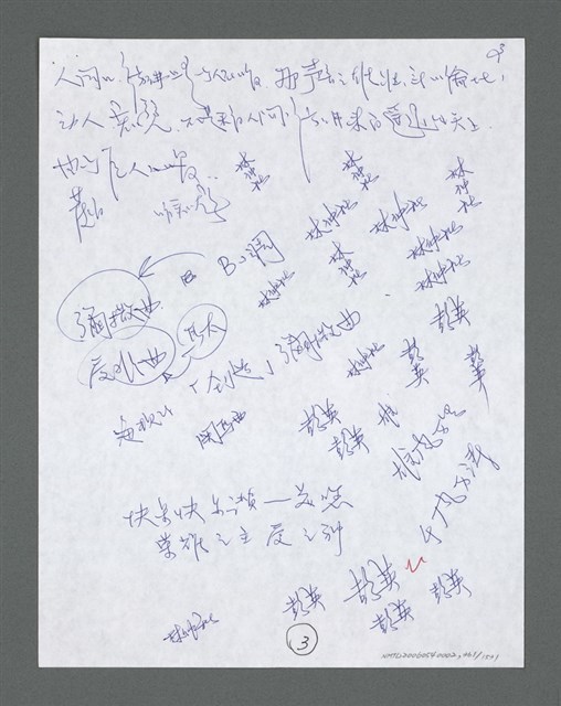 主要名稱：《浪淘沙》手稿草稿圖檔，第379張，共1636張