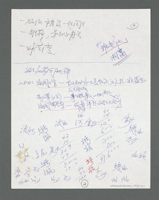 主要名稱：《浪淘沙》手稿草稿圖檔，第491張，共1636張