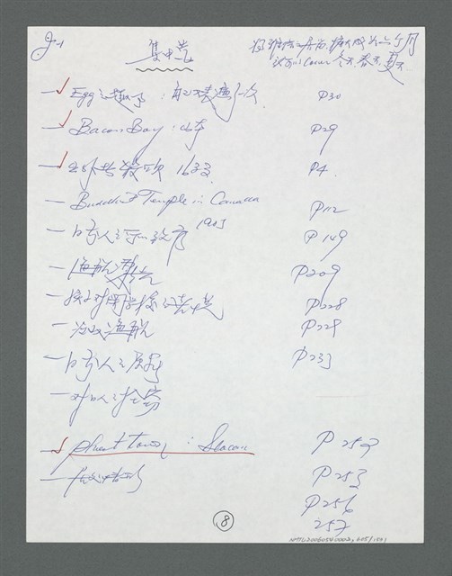 主要名稱：《浪淘沙》手稿草稿圖檔，第658張，共1636張