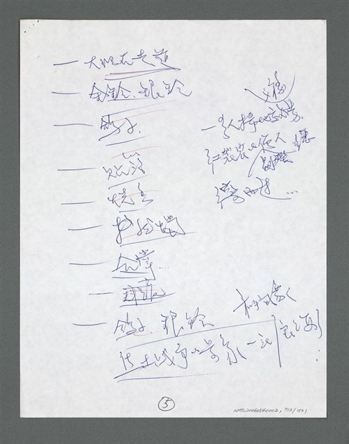 主要名稱：《浪淘沙》手稿草稿圖檔，第812張，共1636張