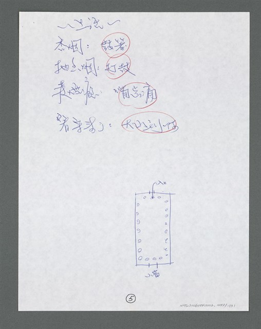 主要名稱：《浪淘沙》手稿草稿圖檔，第1145張，共1636張