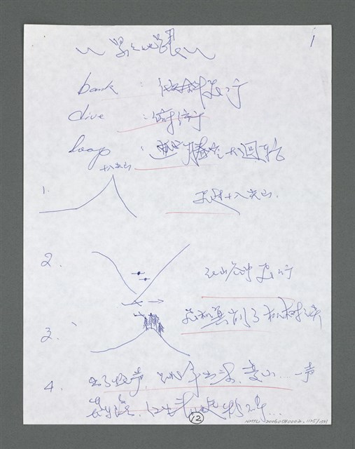 主要名稱：《浪淘沙》手稿草稿圖檔，第1227張，共1636張