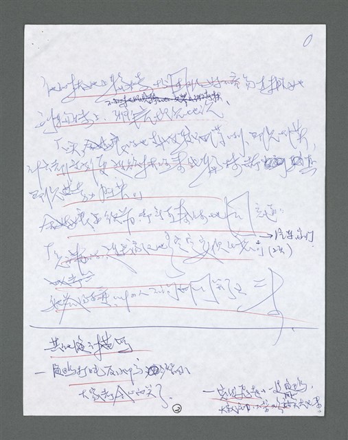 主要名稱：《浪淘沙》手稿草稿圖檔，第1621張，共1636張