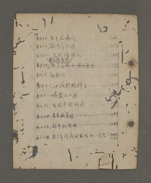 主要名稱：深秋集 卷四圖檔，第4張，共260張