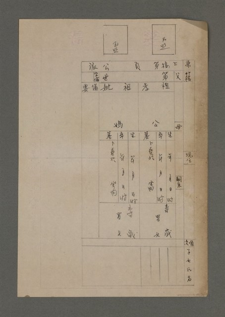 主要名稱：先父行述相關資料圖檔，第19張，共19張