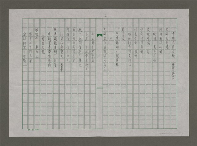 主要名稱：台灣，我的母親（謄稿）圖檔，第5張，共130張