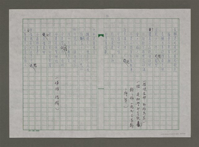 主要名稱：台灣，我的母親（謄稿）圖檔，第42張，共130張