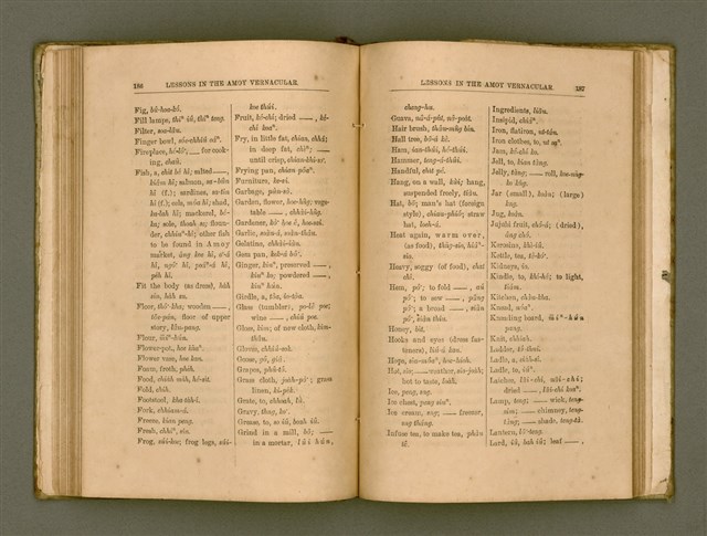 主要名稱：LESSONS IN THE AMOY VERNACULAR/其他-其他名稱：學習廈門白話圖檔，第104張，共147張