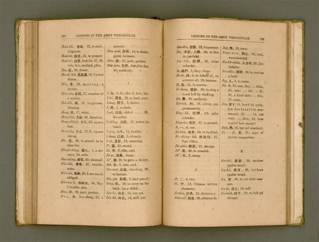 主要名稱：LESSONS IN THE AMOY VERNACULAR/其他-其他名稱：學習廈門白話圖檔，第116張，共147張